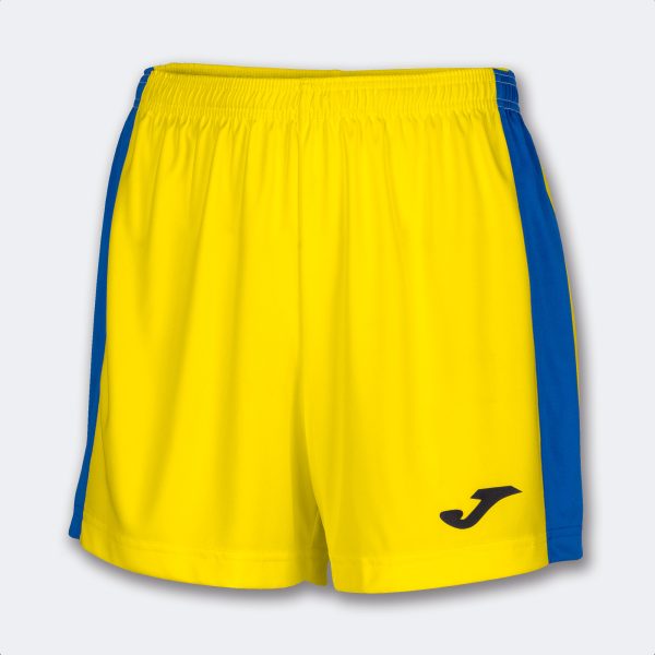 Yellow Royal Blue Maxi Shorts