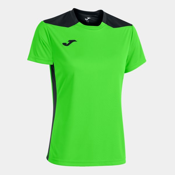 Fluorescent Green Black T-Shirt Championship Vi