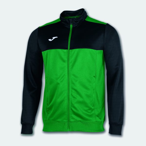 Green Black Winner Full Zip Sweatshirt