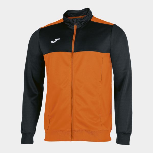Orange Black Winner Full Zip Sweatshirt