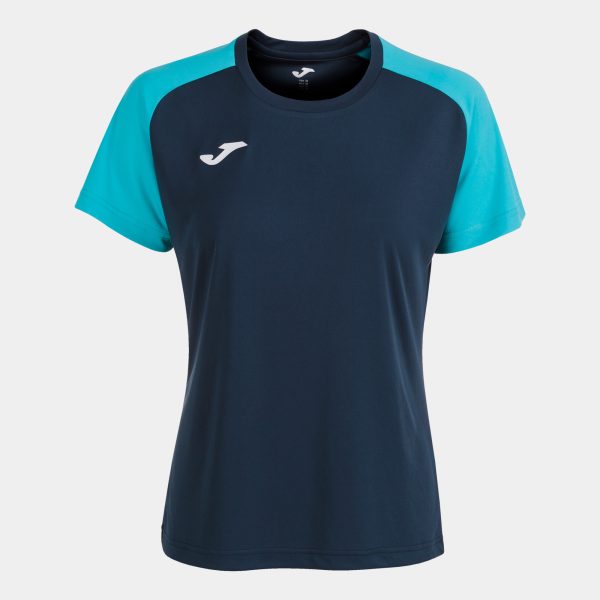 Navy Blue Fluorescent Turquoise T-Shirt Academy Iv