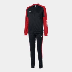 Black Red Eco Championship Recycled Sweatsuit