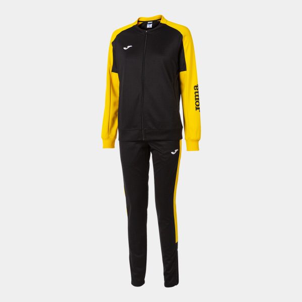 Black Yellow Eco Championship Recycled Sweatsuit