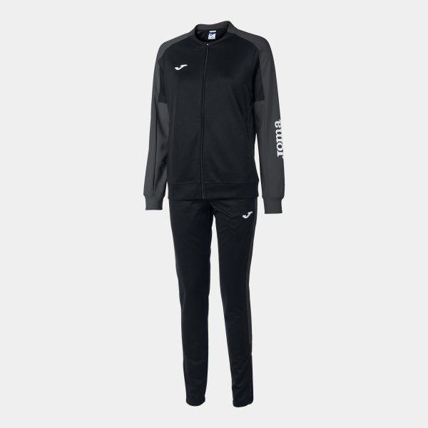 Black Dark Gray Eco Championship Recycled Sweatsuit