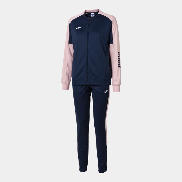 Navy Blue Pink Eco Championship Recycled Sweatsuit
