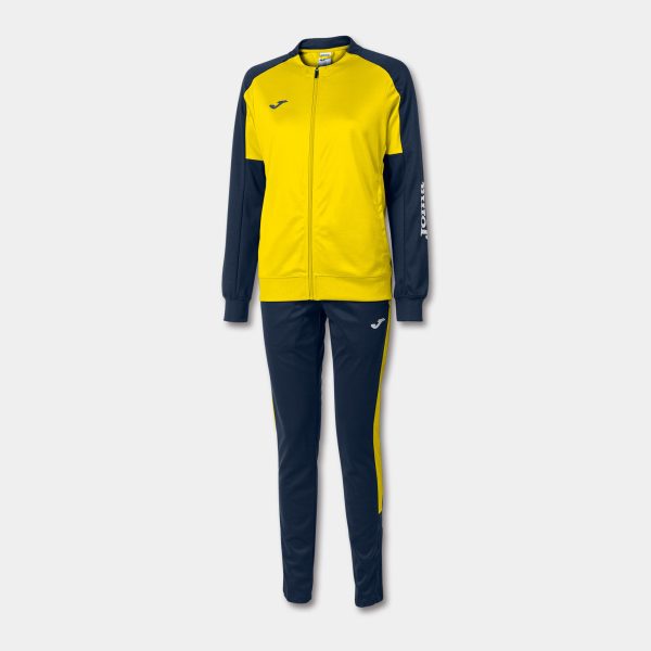 Yellow Navy Blue Eco Championship Recycled Sweatsuit