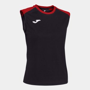Black Red Eco Championship Recycled Tank Top