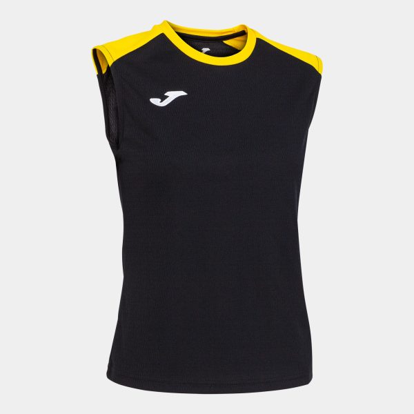 Black Yellow Eco Championship Recycled Tank Top