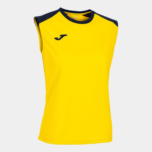 Yellow Navy Blue Eco Championship Recycled Tank Top