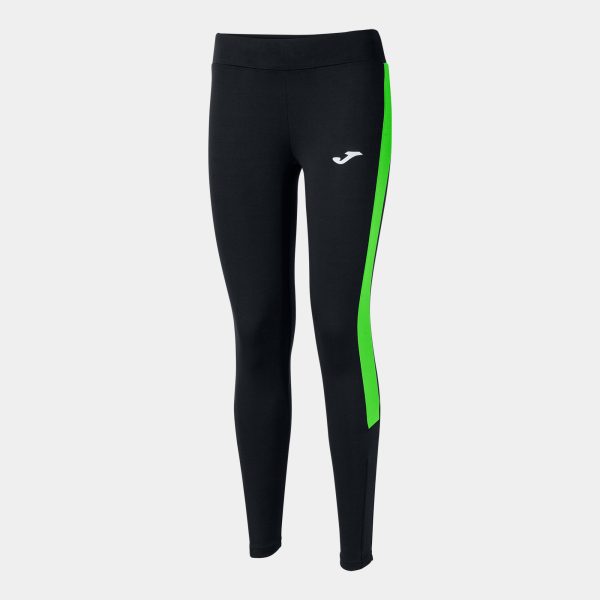 Black Fluorescent Green Eco Championship Recycled Tights
