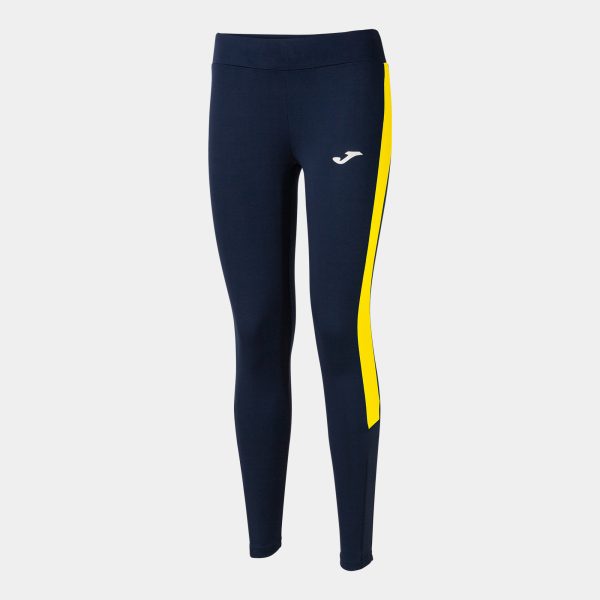 Navy Blue Yellow Eco Championship Recycled Tights