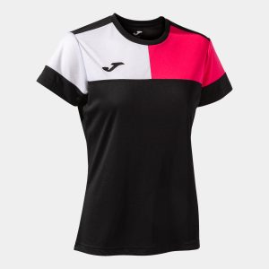 Black Pink Crew V Short Sleeve T-Shirt