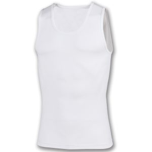 White Sleeveless T-Shirt Brama