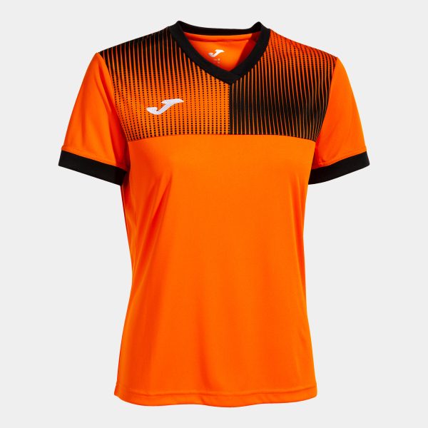 Orange Black Supernova Iv Short Sleeve T-Shirt