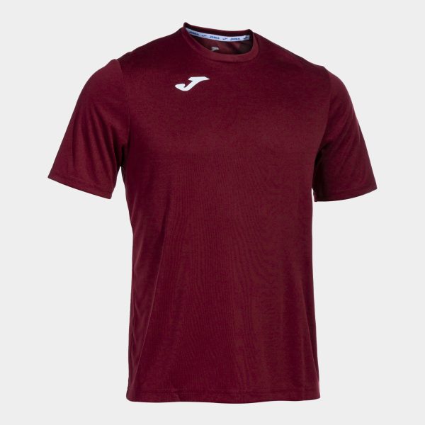 Burgundy Combi Short Sleeve T-Shirt