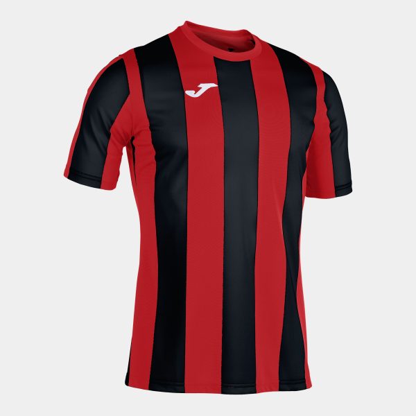 Red Black T-Shirt Inter Short-Sleeved