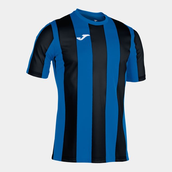 Royal Blue Black T-Shirt Inter Short-Sleeved
