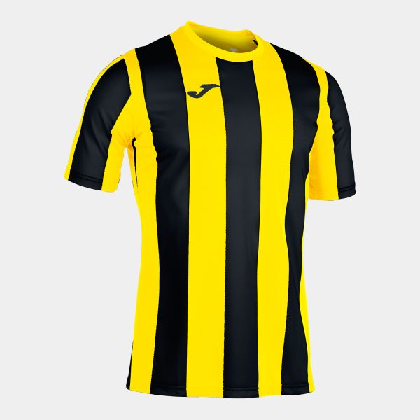 Yellow Black T-Shirt Inter Short-Sleeved
