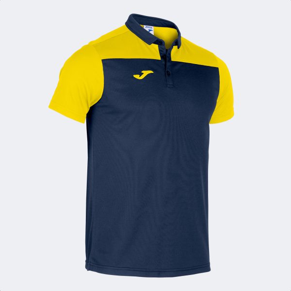 Navy Blue Yellow Combi Polo Shirt S/S