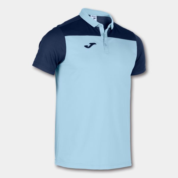 Sky Blue Navy Blue Combi Polo Shirt S/S