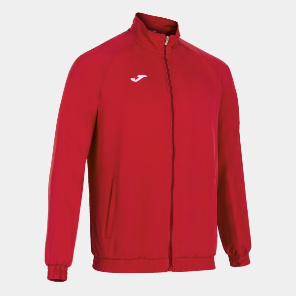 Red Microfiber Doha Jacket