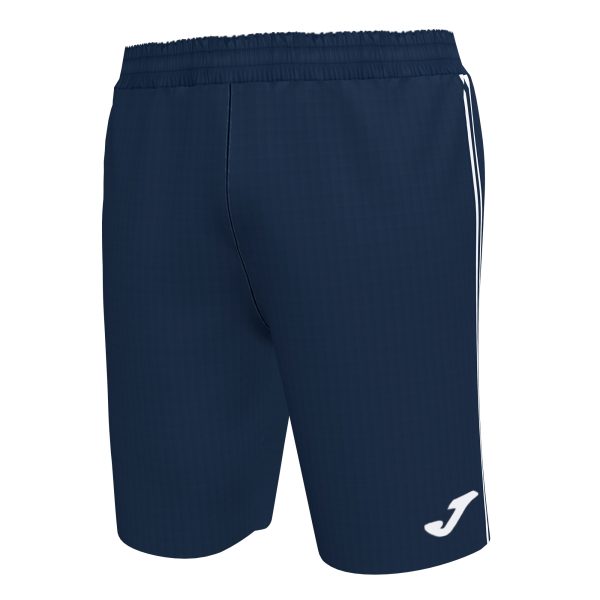 Navy Blue White Combi Bermuda Shorts