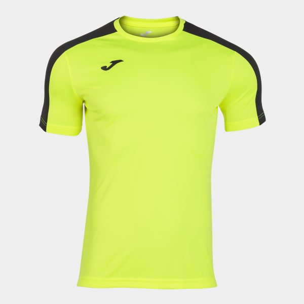 Fluorescent Yellow Black Academy T-Shirt M/C