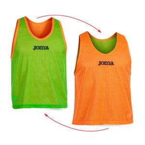 Fluorescent Orange Fluorescent Green Reversible Training Bib