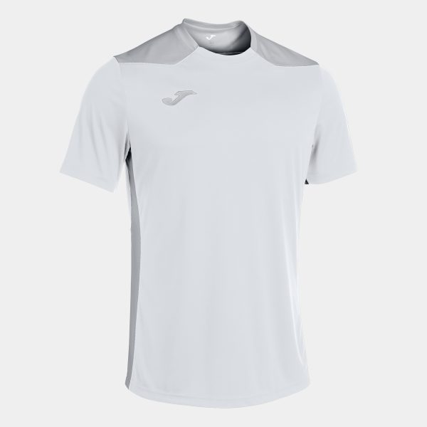 White Gray T-Shirt Championship Vi