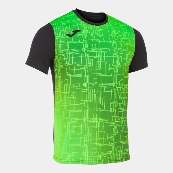 Black Fluorescent Green T-Shirt Elite Viii