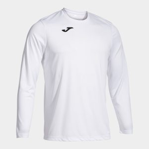 White T-Shirt Combi L/S