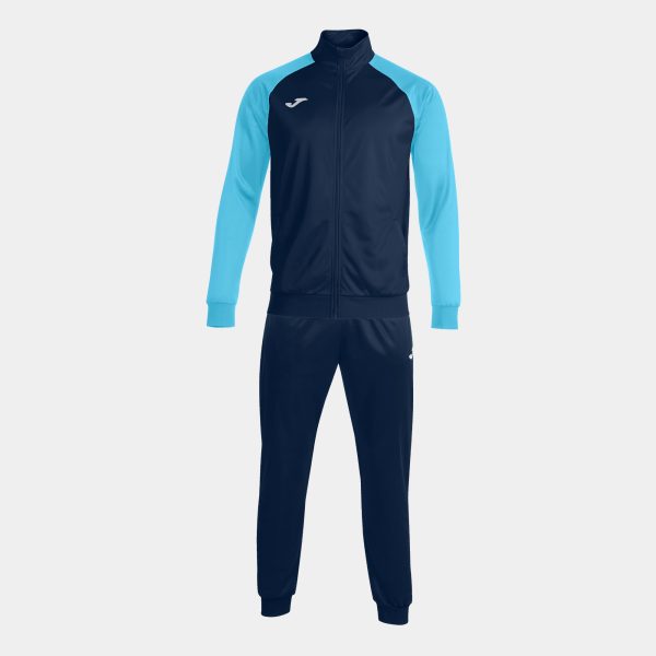 Navy Blue Fluorescent Turquoise Tracksuit Academy Iv