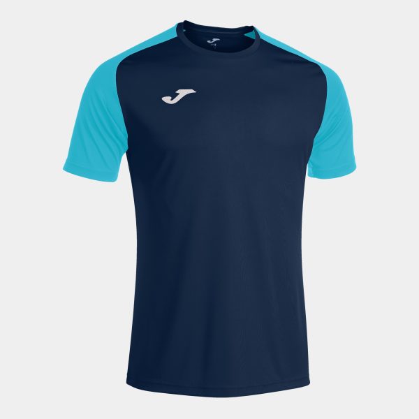 Navy Blue Fluorescent Turquoise T-Shirt Academy Iv