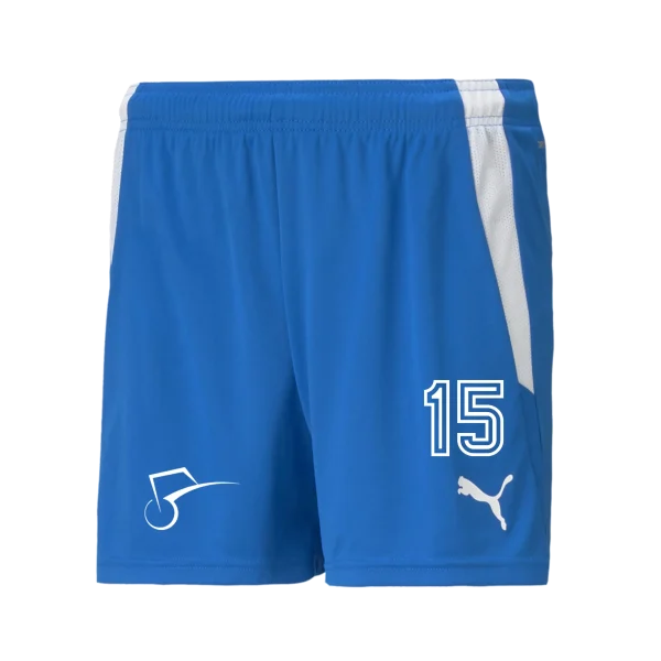 Womens Away Shorts Club Badge Number