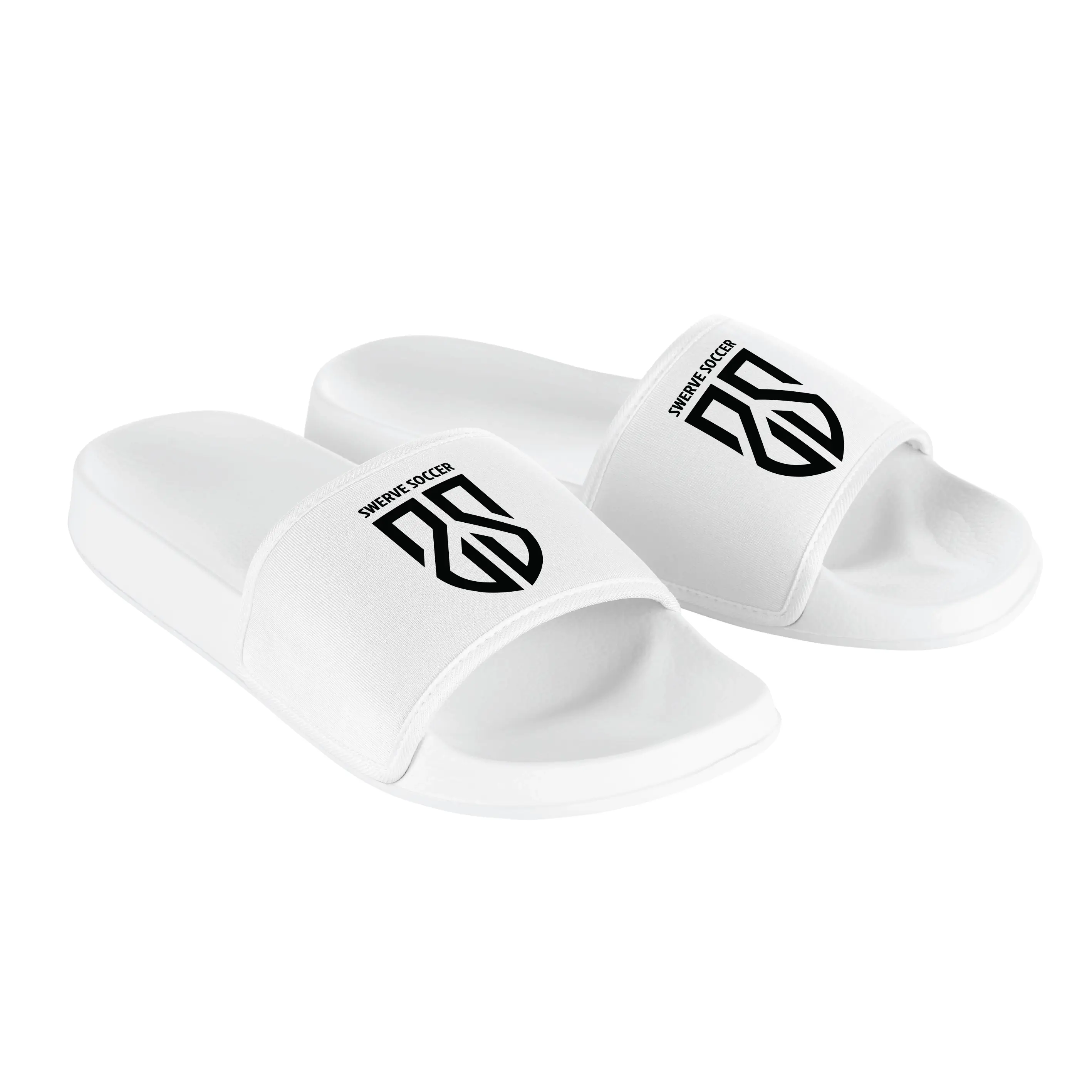 Swerve Soccer Arctic White Sliders