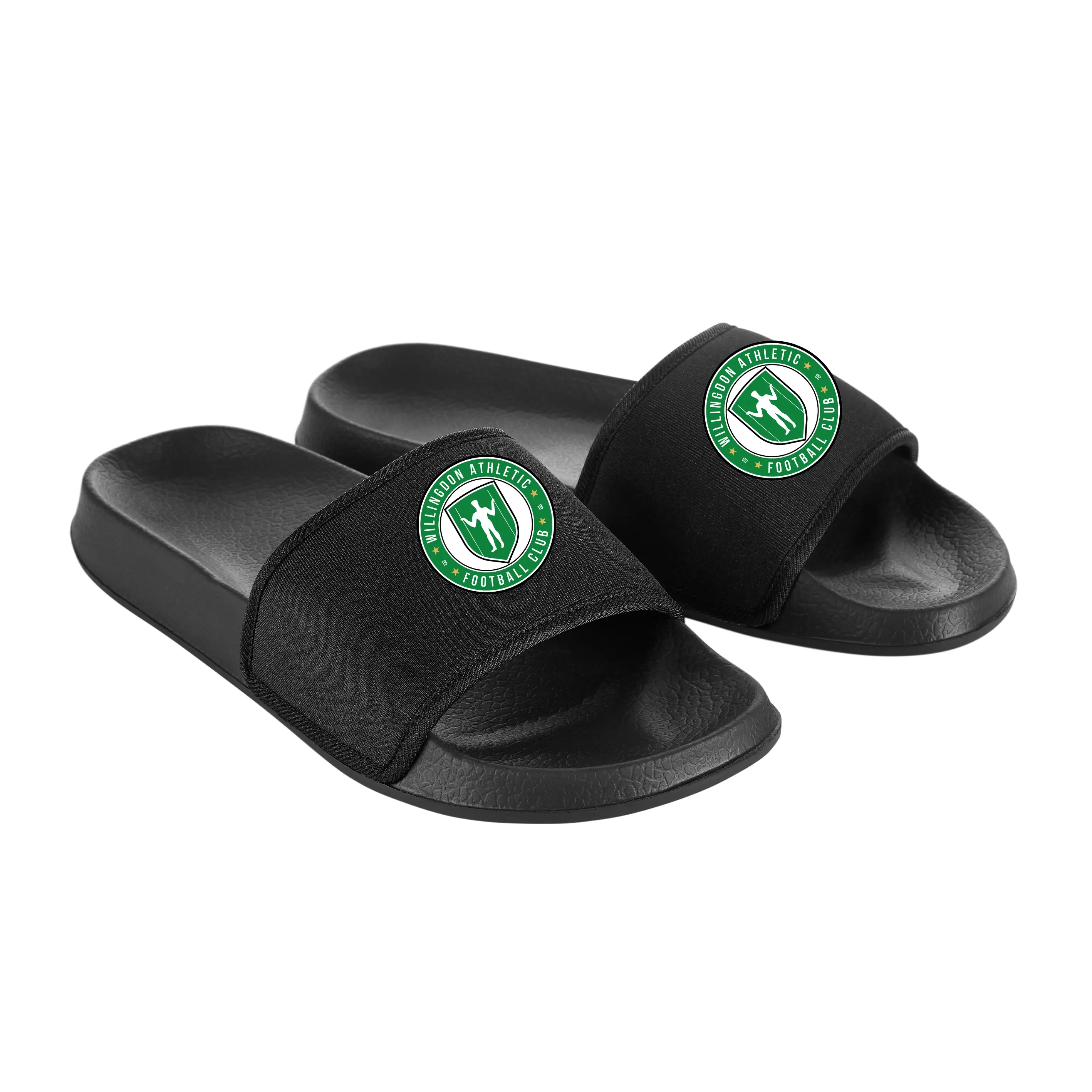 Willingdon Athletic Jet Black Sliders