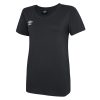 Club Leisure Womens Crew Tee Black/White