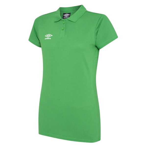 Womens Club Essential Polo Emerald/White