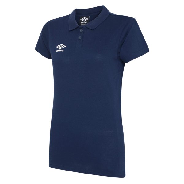 Womens Club Essential Polo Dark Navy/White