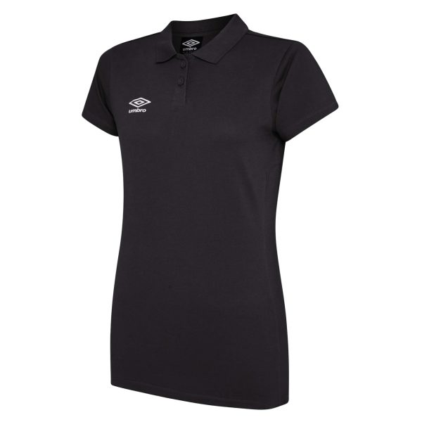 Womens Club Essential Polo Carbon/White