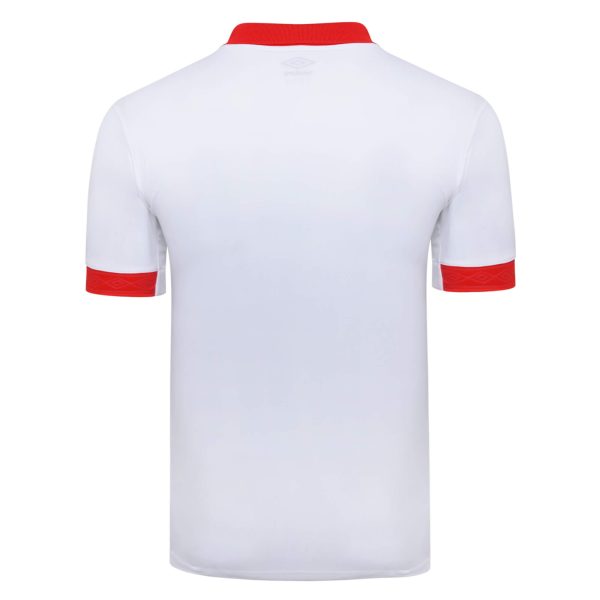 Club Essential Tempest SS Jersey White / Vermillion Rear