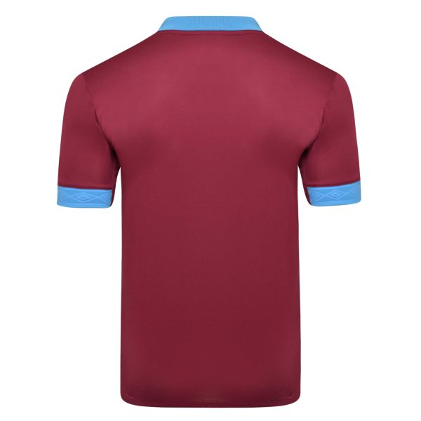 Club Essential Tempest SS Jersey New Claret / Sky Blue Rear