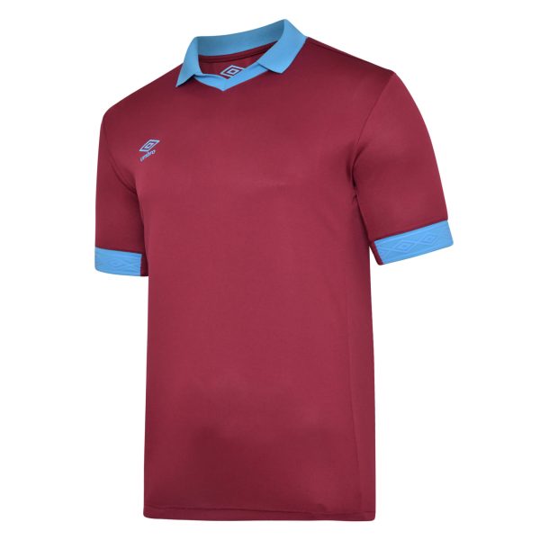 Club Essential Tempest SS Jersey New Claret / Sky Blue