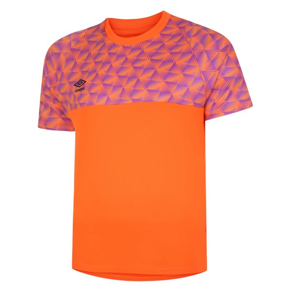 Flux Goalkeeper Jersey SS Shocking Orange / Purple Cactus