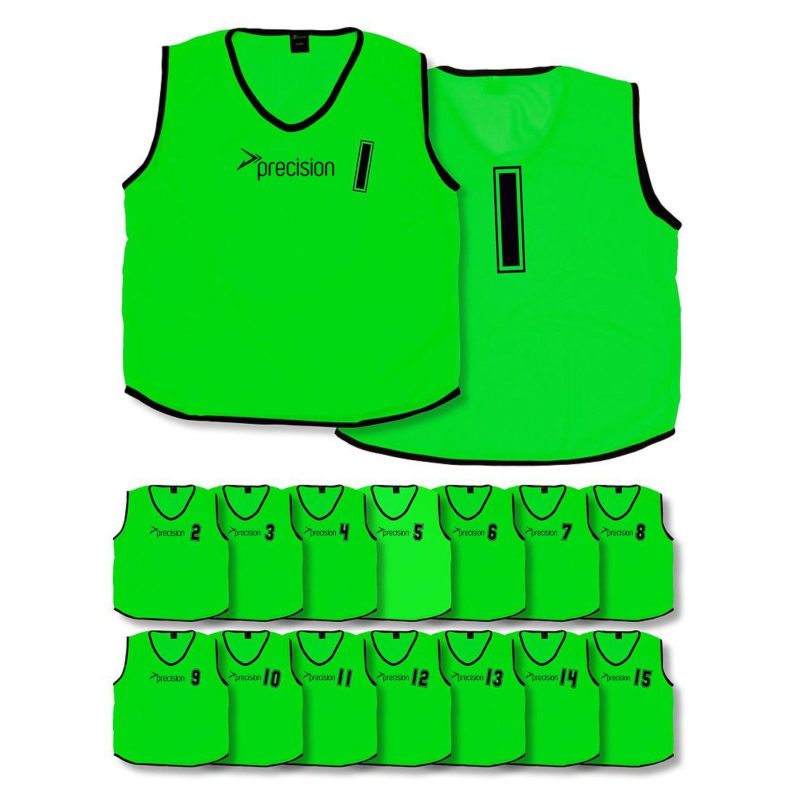 (Pack of 15) Mesh Numbered 1 - 15 Training Bibs (Youths