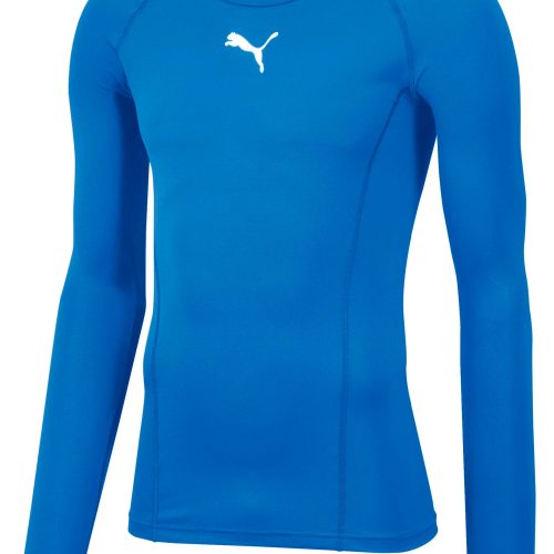 Puma LIGA Baselayer Tee LS Electric Blue Lemonade