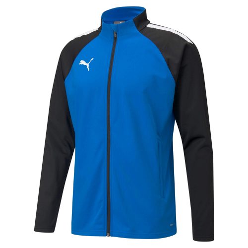 Puma teamLIGA Training Jacket Electric Blue Lemonade-Puma Black