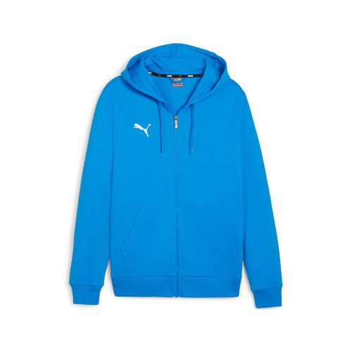 Puma teamGOAL Casuals Hooded Jacket Ignite Blue-Puma White