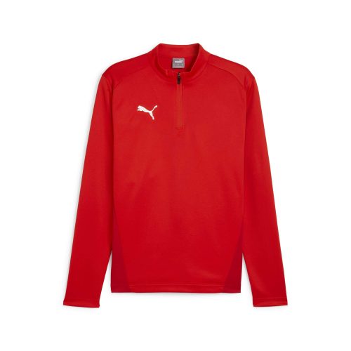 Puma teamGOAL Training 1/4 Zip Top Puma Red-Puma White-Fast Red