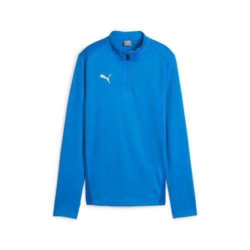 Puma teamGOAL Women's Training 1/4 Zip Top Electric Blue Lemonade-Puma White-Puma Team Royal